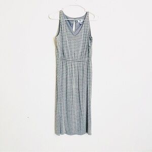 Old Navy Sleeveless V-Neck Striped Dress Women Size XS Color gray/white